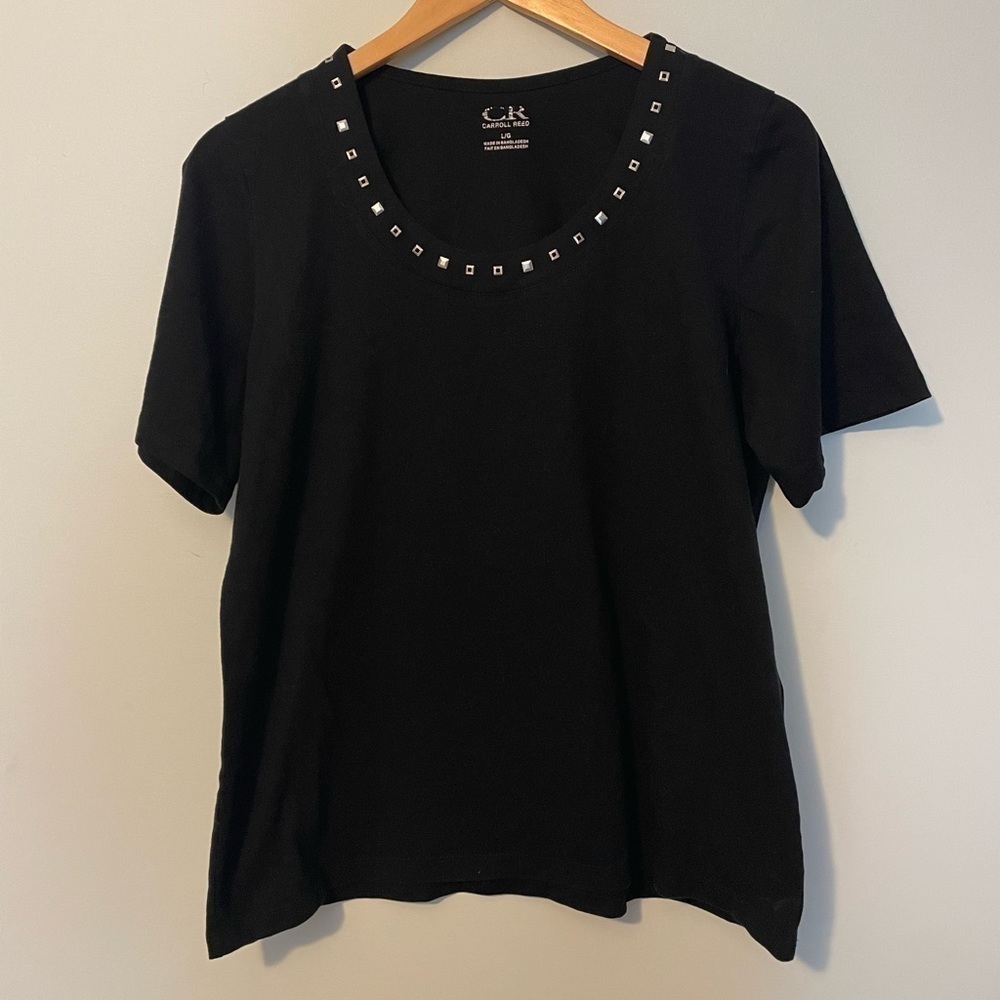 Carroll Reed Vintage Black T-shirt Large